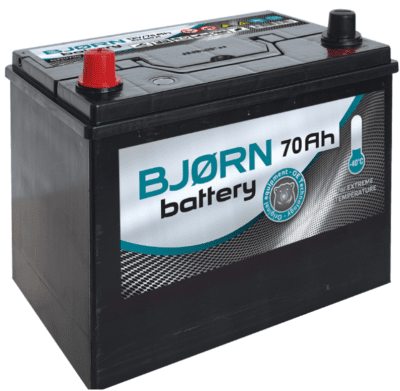 Autobaterie Bjorn Batterie AZIA 12V, 70Ah, 580A, levá