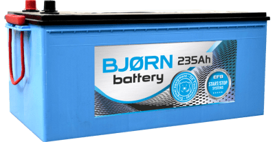 Autobaterie Bjorn Battery EFB Truck 12V, 235Ah, 1200A