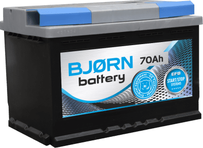 Autobaterie Bjorn Battery EFB Start-Stop 12V, 70Ah, 680A