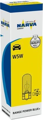 Žárovka Narva W5W, Range Power Blue+ 171893000
