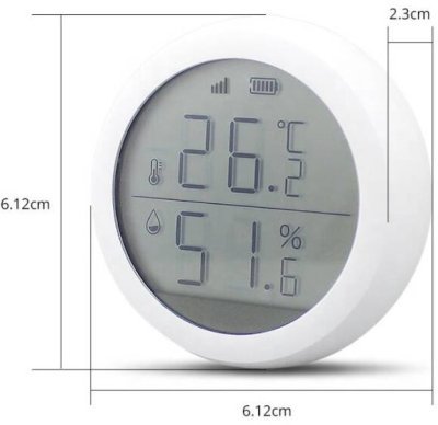 iQtech Smartlife HS01 - senzor vlhkosti a teploty, Zigbee 3.0