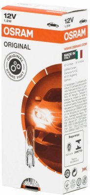 Žárovka Osram W1,2W, Original 2721
