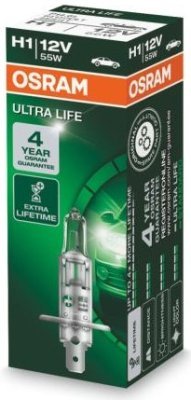 Žárovka Osram H1, Ultra Life 64150ULT