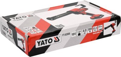 Vytlačovací pistole 18V sada Yato YT-82888