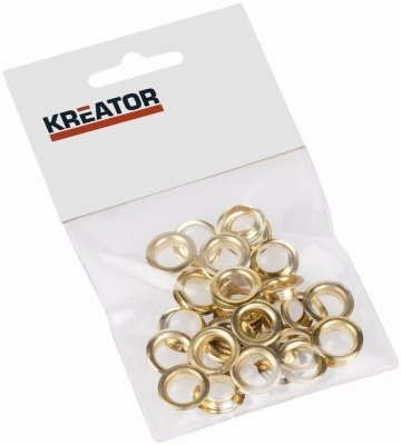 Kroužky hliník 10mm 25ks KREATOR KRT616108
