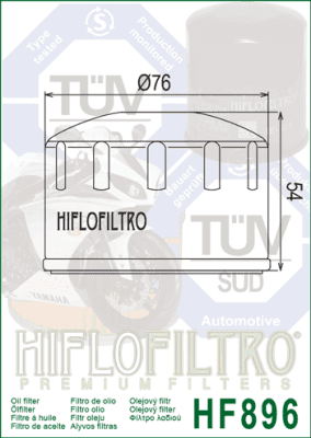 Olejový filtr HIFLOFILTRO HF896