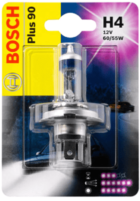 Žárovka Bosch H4, Plus 90 1987301077