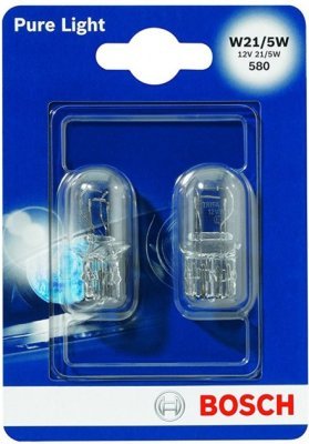 Žárovka Bosch W21/5W, Pure Light 1987301079