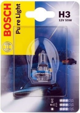Žárovka Bosch H3, Pure Light WS 1987302031