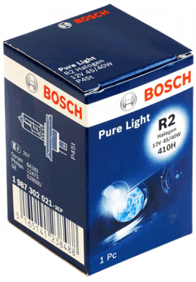Žárovka Bosch R2, Pure Light, 1987302023