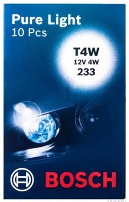 Žárovka Bosch T4W, Pure Light WS 1987302207