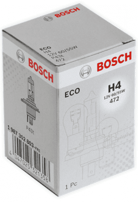 Žárovka Bosch H4, Eco WS 1987302803