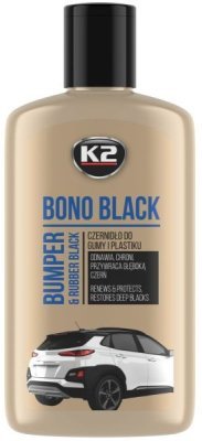 K2 Bono Black Pasta na vnější plasty, 250ml