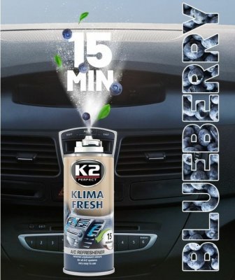 K2 Klima Fresh Blueberry, 150ml