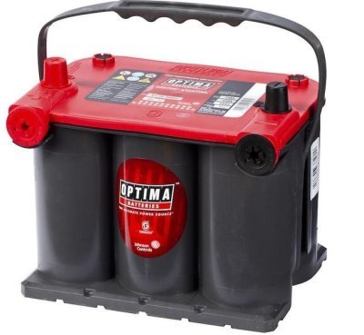 Autobaterie Optima Red Top 12V, U-3.7, 44Ah, 730A, (8022-255)