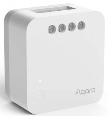 AQARA Single Switch Module T1 (NO NEUTRAL) - ZigBee spínací modul, BEZ NEUTRÁLU