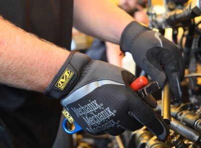 Rukavice Mechanix FastFit černé, velikost XL