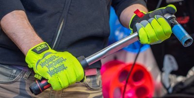 Rukavice Mechanix Safety FastFit - bezpečnostní, žluté reflexní, velikost M