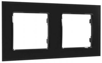 Shelly Wall Frame 2 - rámeček pro vypínače Shelly, Černý