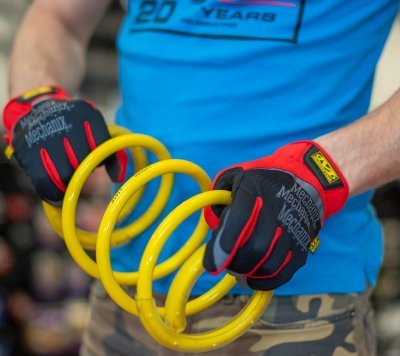 Rukavice Mechanix FastFit červené, velikost M