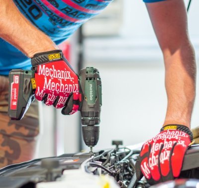 Rukavice Mechanix The Original červené, velikost M