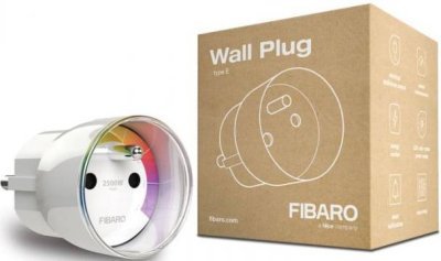 FIBARO Wall Plug Type E - chytrá zásuvka s měřením spotřeby, Z-Wave
