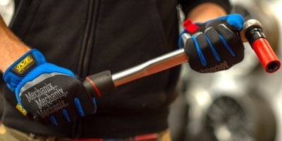 Rukavice Mechanix FastFit modré, velikost M
