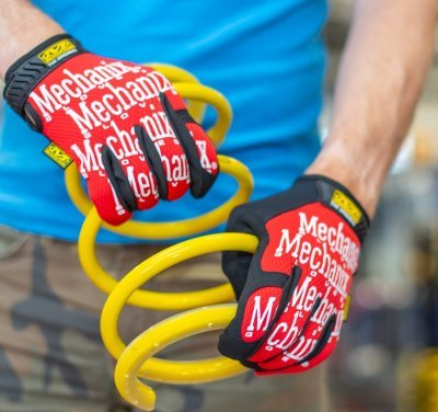 Rukavice Mechanix The Original červené, velikost L