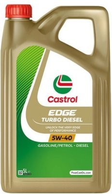 Motorový olej Castrol EDGE Titanium Turbo Diesel 5W-40, 5L
