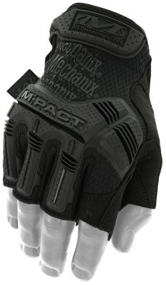 Rukavice Mechanix M-Pact černé, bezprstové, velikost M