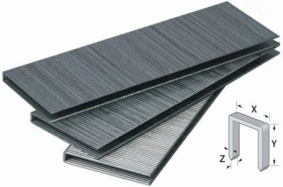Spony D 22mm 1000 ks KREATOR KRT304022