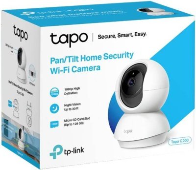 TP-LINK Tapo C200 Pan/Tilt Home Security Wi-Fi Camera - vnitřní IP kamera 1080P