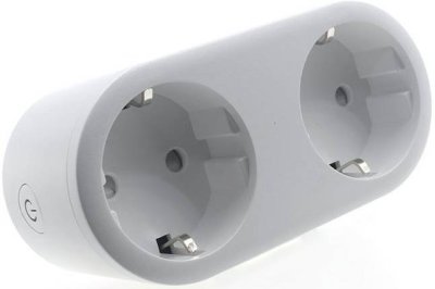 iQTech SmartLife WS017 - chytrá zásuvka s měřením spotřeby, 16 A, Wi-Fi