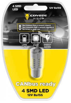 Žárovka Coyote Vision 4 SMD LED CANbus ready