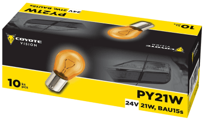 Žárovka Coyote Vision PY21W