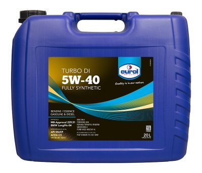 Motorový olej Eurol Turbo DI C3 5W-40, 20L
