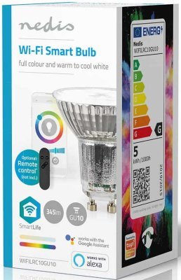 Nedis SmartLife LED Spot - LED žárovka, Wi-Fi