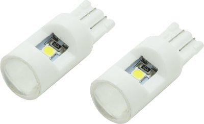 Compass žárovka 6LED 3030 12V T10 CERAMIC s rezistorem CAN-BUS ready bílá 2ks
