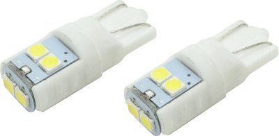 Compass žárovka 6LED 3030 12V T10 bílá 2ks