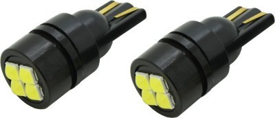 Compass žárovka 4LED 3030 12V T10 bílá 2ks