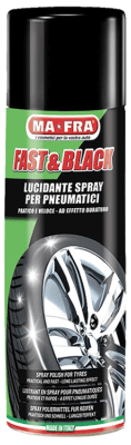 MA-FRA Fast & Black - leští a ochraňuje pneu, 500ml