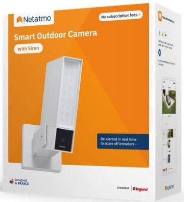 NETATMO Smart Outdoor Camera - venkovní IP kamera se sirénou, bílá