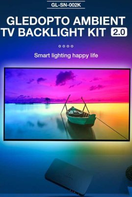 GLEDOPTO Ambient Tv Sync Lighting Kit - ambientní podsvícení TV, Wi-Fi