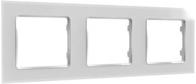 Shelly Wall Frame 3 - rámeček pro vypínače Shelly, Bílý