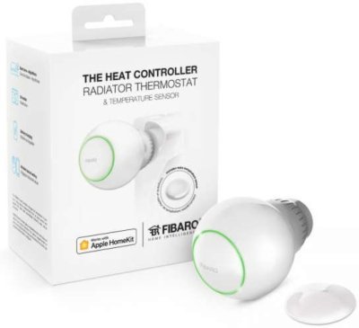 FIBARO The Heat Controller Starter Pack - termostatická hlavice s teplotním senzorem, Apple HomeKit