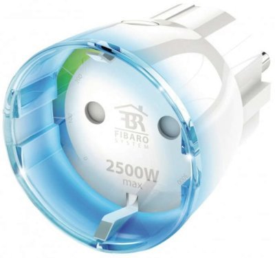 FIBARO Wall Plug Type F - chytrá zásuvka s měřením spotřeby, Z-Wave