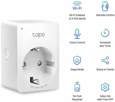 TP-Link Tapo P110 Mini - chytrá zásuvka, Wi-Fi
