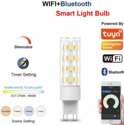 Immax NEO LITE Smart - chytrá LED žárovka, G9, 4W, 400lm, stmívatelná, Wi-Fi