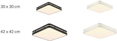 Immax NEO LITE PERFECTO Smart - stropní svítidlo čtverec, bílé 30cm, 24W, Tuya, Wi-Fi