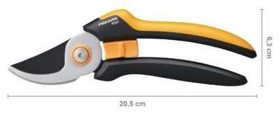 Fiskars dvoučepelové zahradní nůžky Solid P341